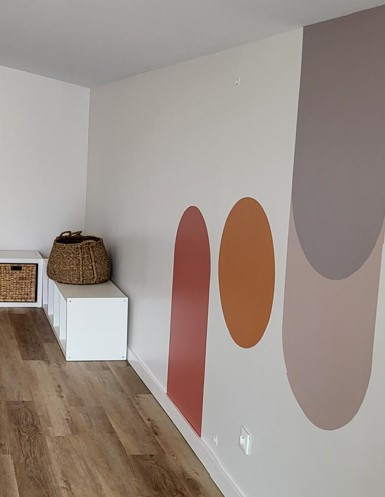 Réalisation de décorations murales peintes